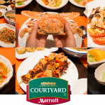 seafood buffet pattaya marriott courtyard pattaya