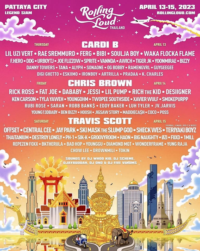 นับเวลาถอยหลัง ระเบิดความมันส์ เทศกาลดนตรี HipHop ระดับโลก Rolling Loud